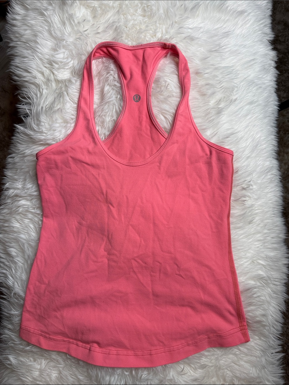 lululemon athletica Coral Pink Racerback Tank